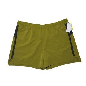 Men's All In Motion Sports Shorts in Olive Green and Black. Size XXL. NWT